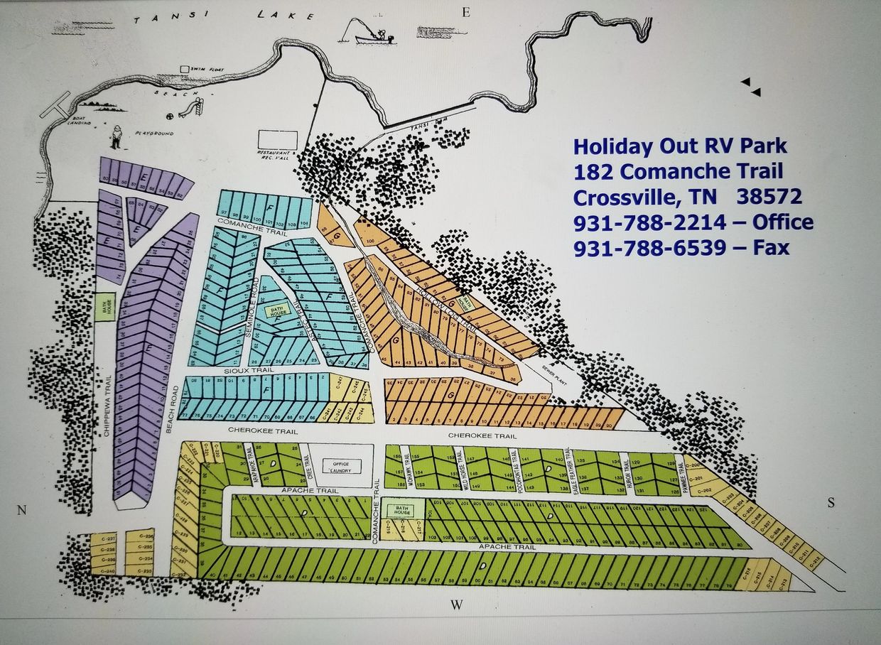 Park Map & Lots for Sale